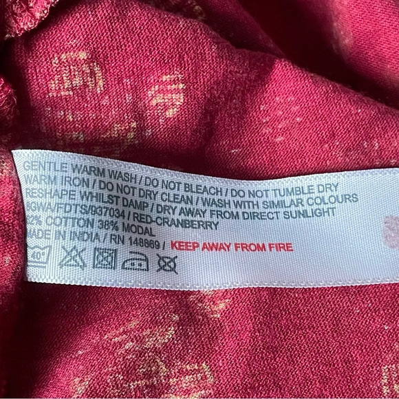 Fat Face London red floral Dress 29828 - Picture 14 of 14